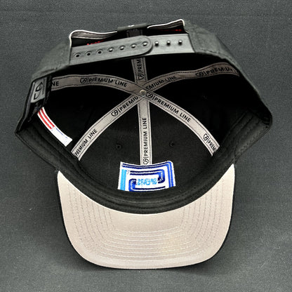 Vintage Spears Racing Snapback Hat Autographed Black Blue Cap