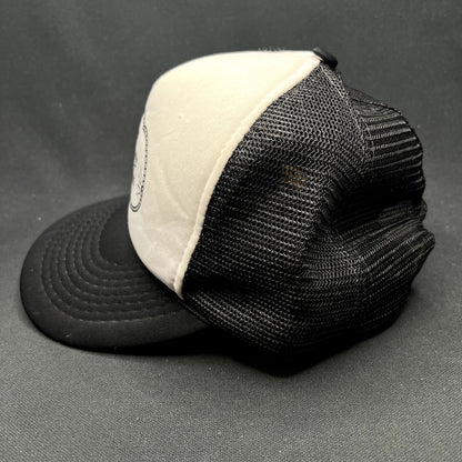 Vintage Cassara Brothers White Star Plastering Snapback Trucker Hat Construction