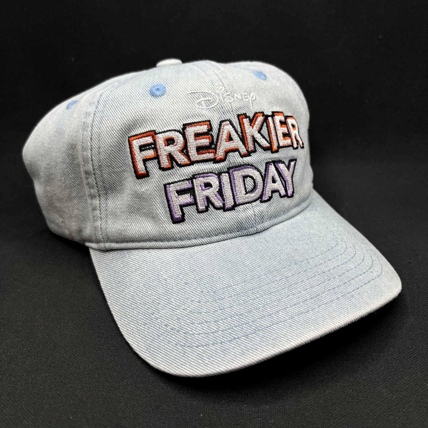 Disney Freakier Friday Movie Promo Light Blue Strapback Hat 2025