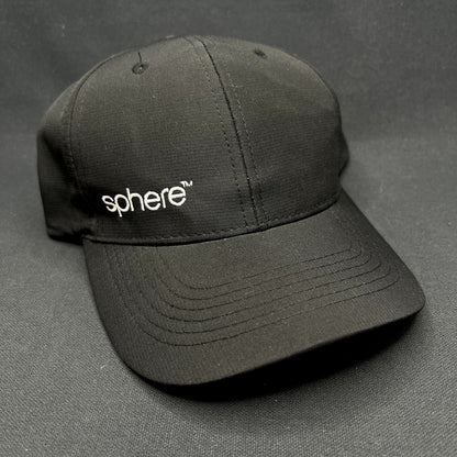 The Sphere Las Vegas Black Strapback Minimal Logo Hat