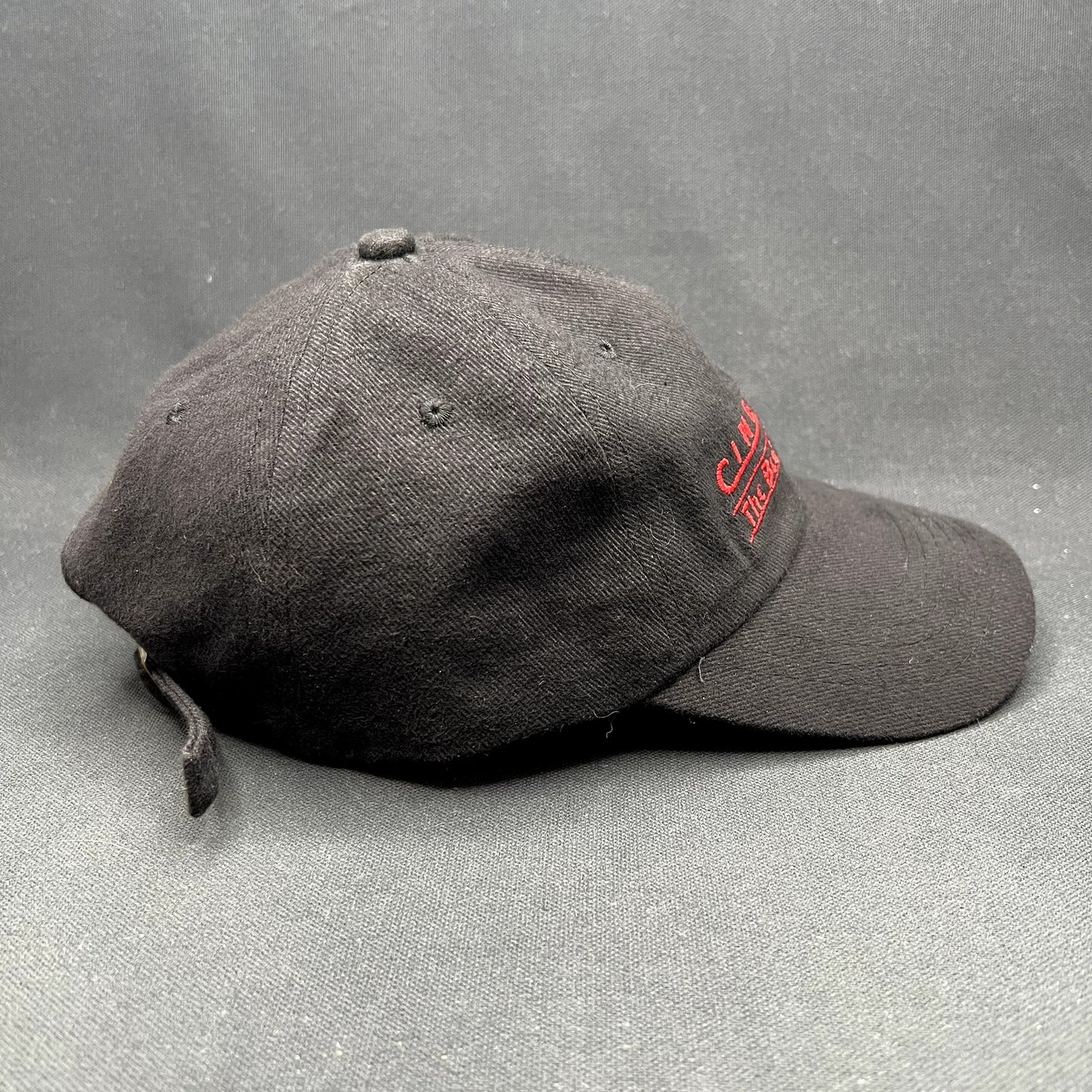 Vintage Cinemark Crew Strapback Hat The Best Seat In Town Black Red
