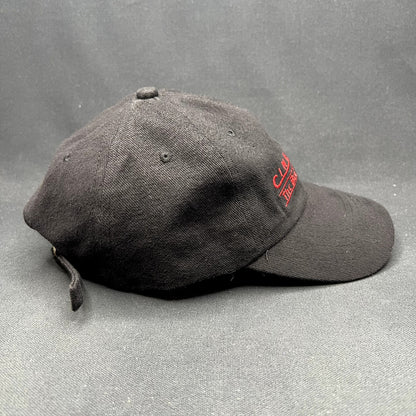 Vintage Cinemark Crew Strapback Hat The Best Seat In Town Black Red