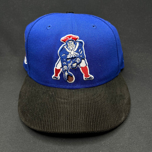 7 5/8 New Era 59FIFTY New England Patriots Throwback Corduroy Brim Hat