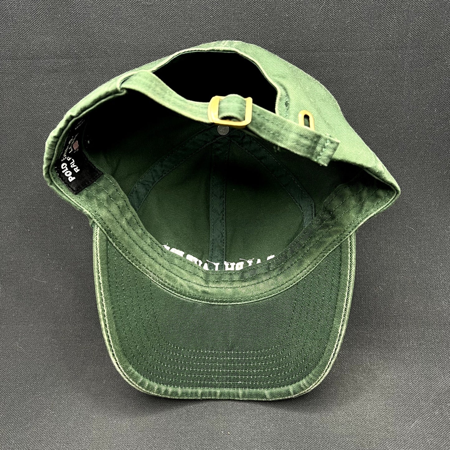 Vintage Polo Jeans Co Ralph Lauren Strapback Hat Green USA