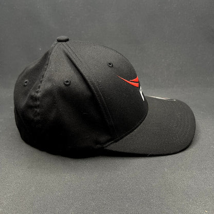 SpaceX Falcon 9 Flexfit Hat Black Red F9 Logo Official S/M SpaceX Employee