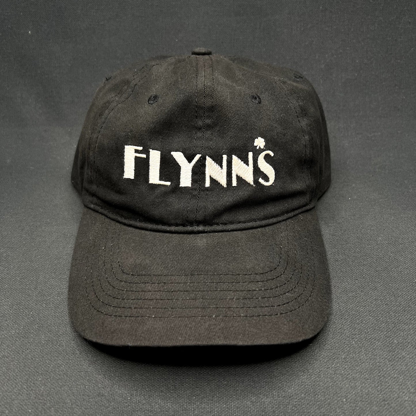 Flynn’s Irish Pub Adjustable Strapback Hat Black St. Patrick’s Bar Cap