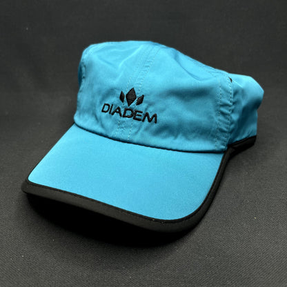Diadem Performance Running Hat Blue Lightweight Strapback Athletic Cap