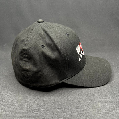 World of Racing Flexfit Hat Black Racing Motorsports Cap L/XL
