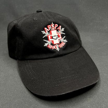 Vintage ASPA Ski Patrol Aspen Strapback Hat Ouray Sportswear Black