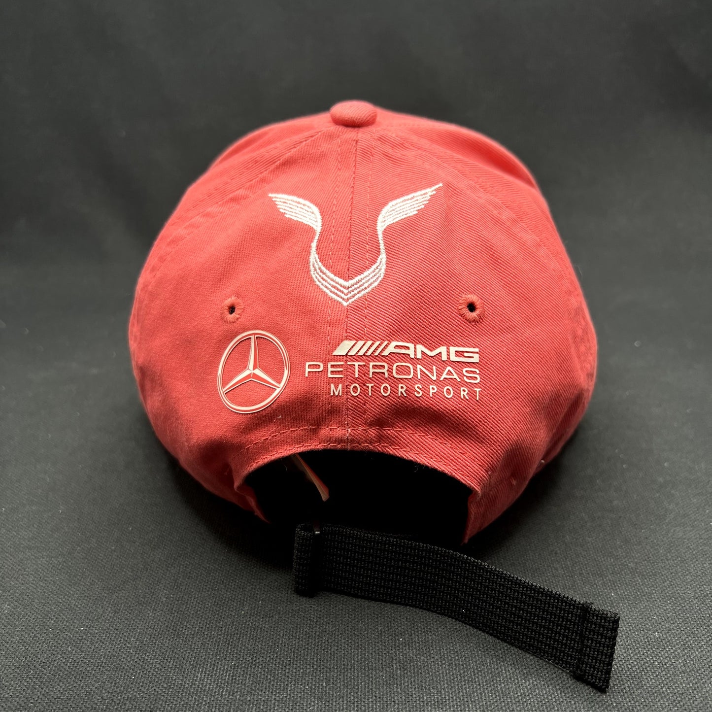 Mercedes AMG Petronas Monster Energy Strapback Hat Coral Pink