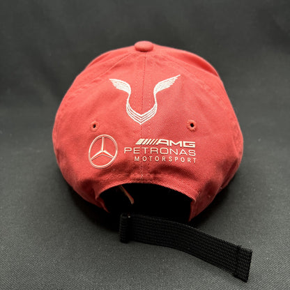 Mercedes AMG Petronas Monster Energy Strapback Hat Coral Pink