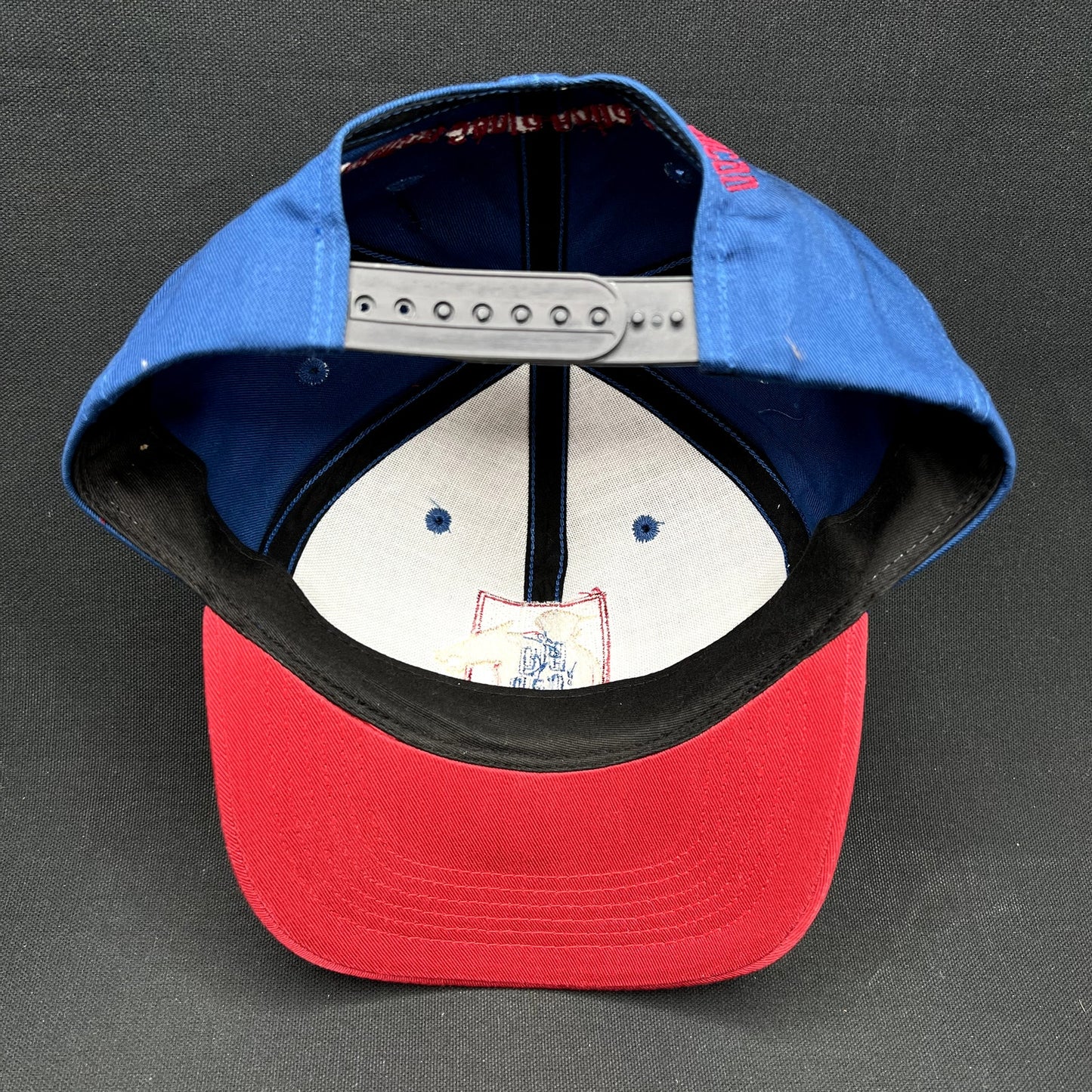 Vintage 2000 Big Cap Santa Anita Horse Racing Snapback Hat Y2K