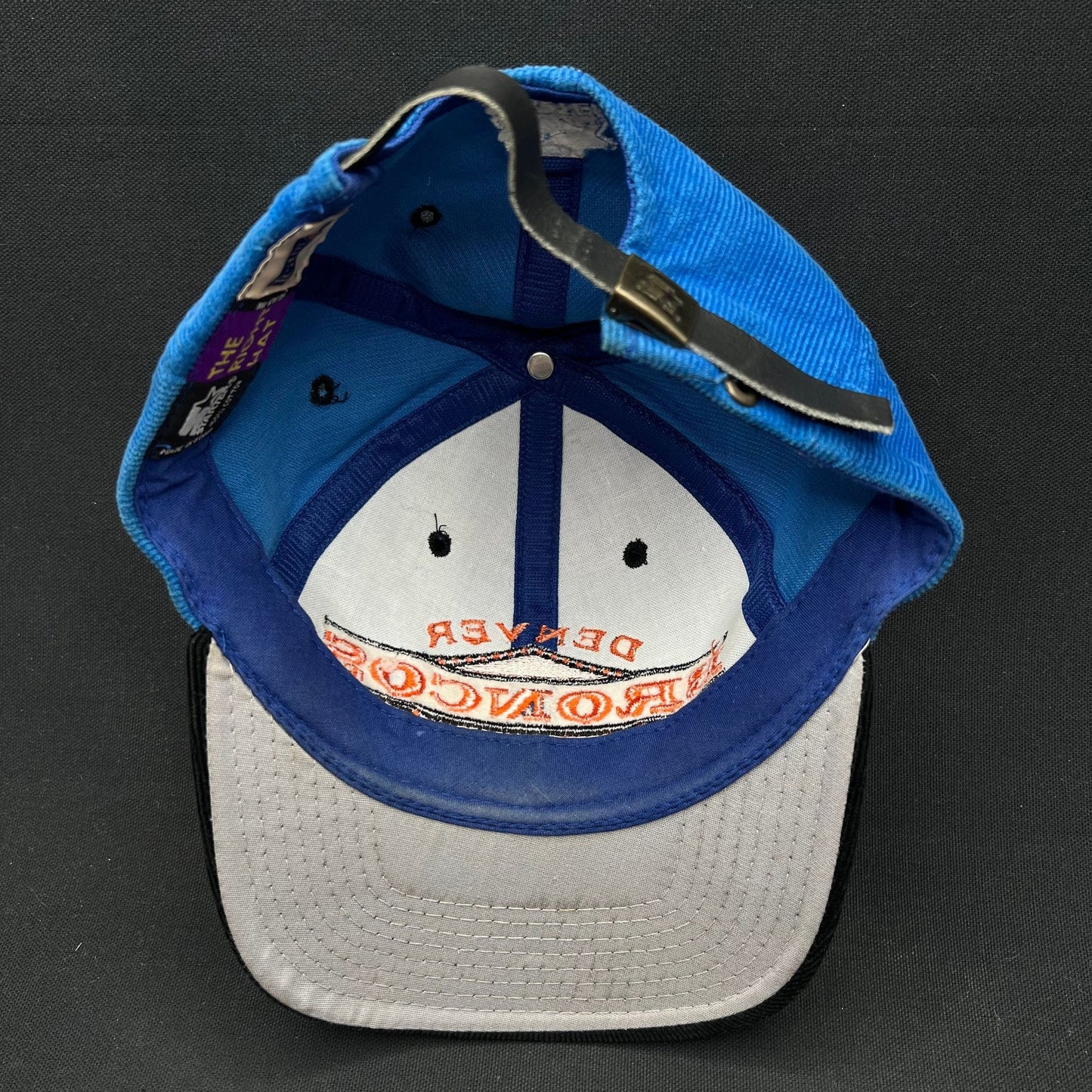 Vintage Denver Broncos Starter Corduroy Strapback NFL Hat