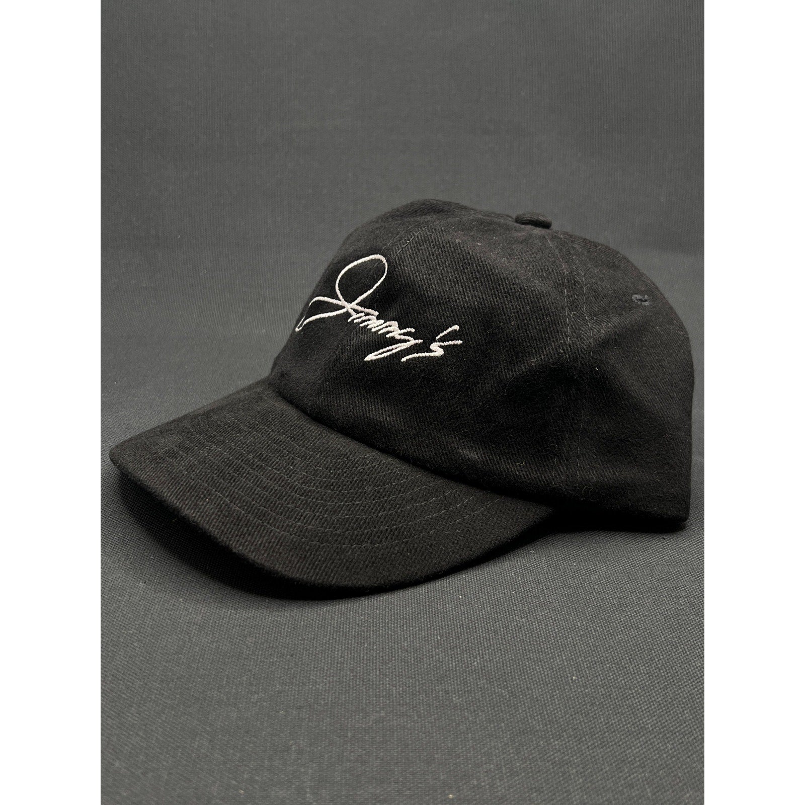 Vintage Jimmy’s Restaurant & Bar Black Strapback Hat – Script Logo