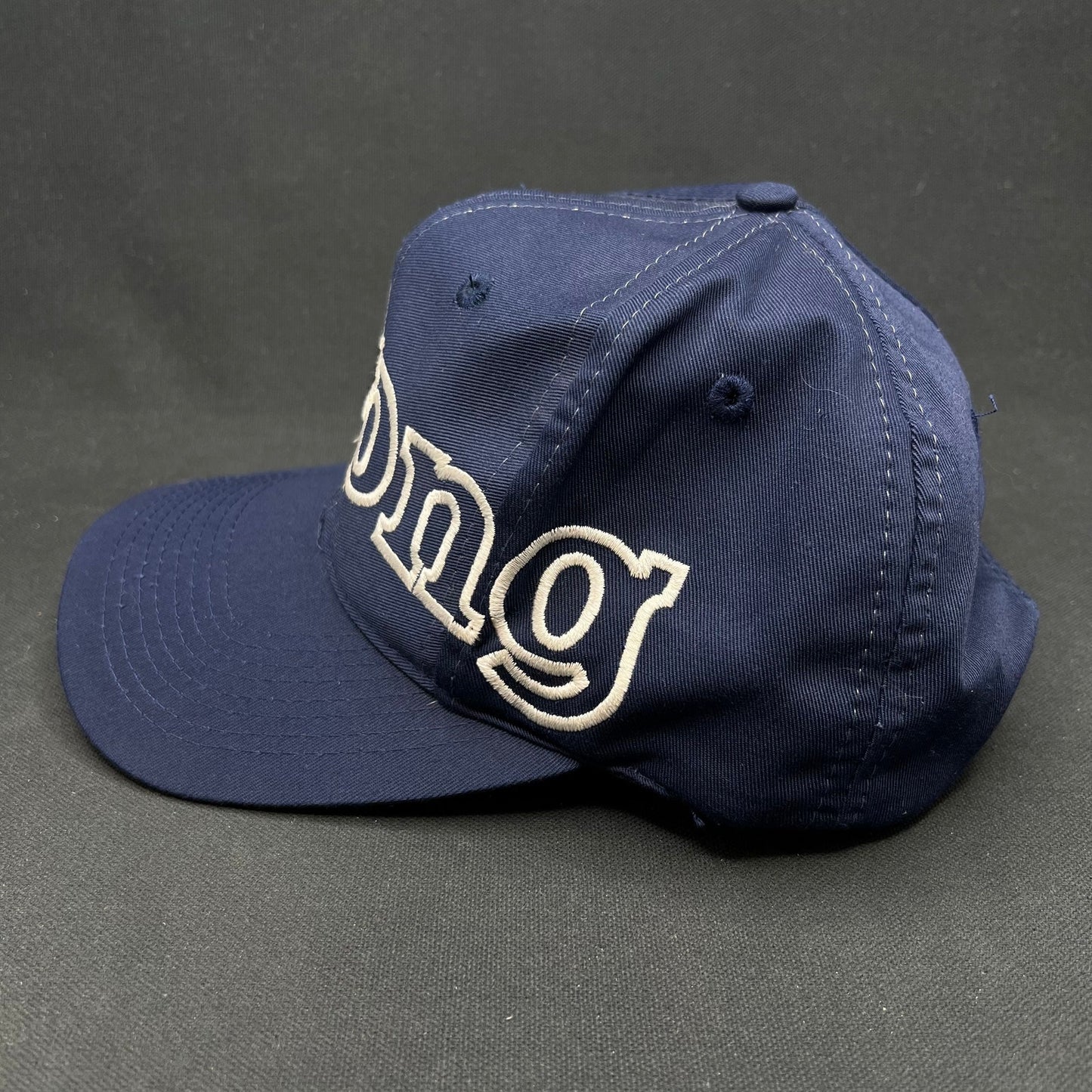 Vintage Geelong AFL Snapback Hat Big Logo Spellout Made in Taiwan
