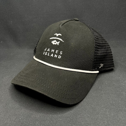 James Island Discovery Collection Snapback Trucker Hat Black