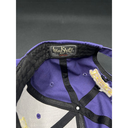 Vintage Marshmallow Peeps Hat – Purple Strapback Cap by HeadShots (KC Caps)
