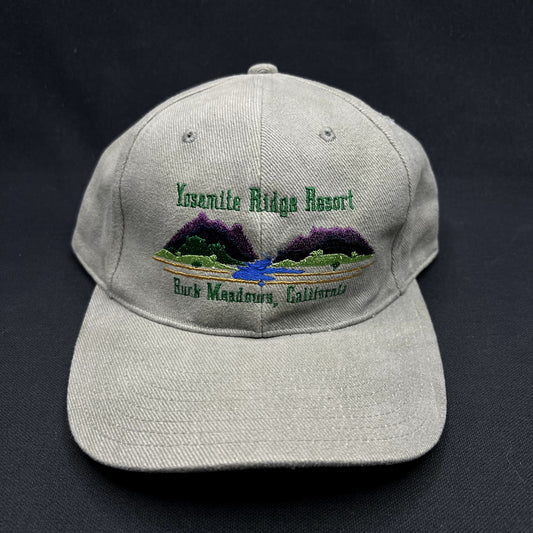 Vintage Yosemite Ridge Resort Buck Meadows California Strapback Hat 90s