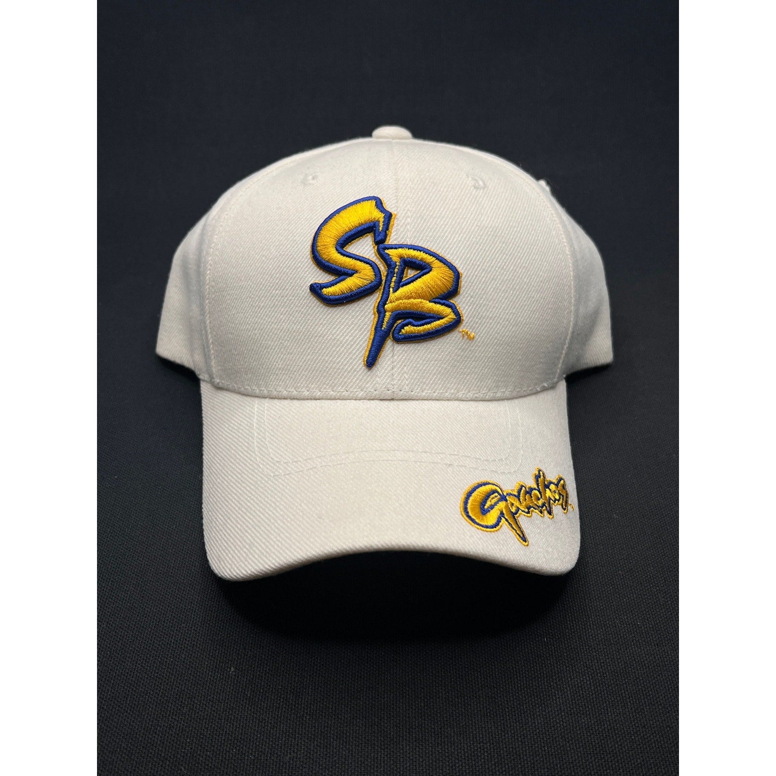 Y2K UCSB Gauchos Strapback Hat Tan w/ Logo Embroidery – New w/ Tags