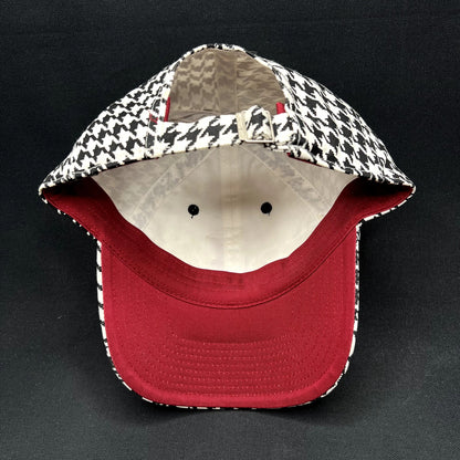 Vintage Alabama Crimson Tide Nike Houndstooth Strapback Hat NCAA