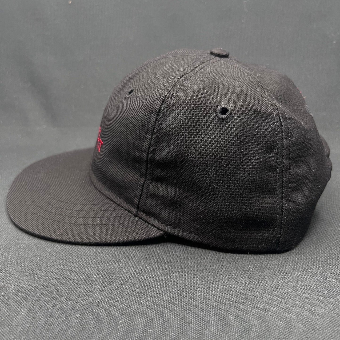 Vintage Columbia Convert Snapback Hat Black Spellout Cap