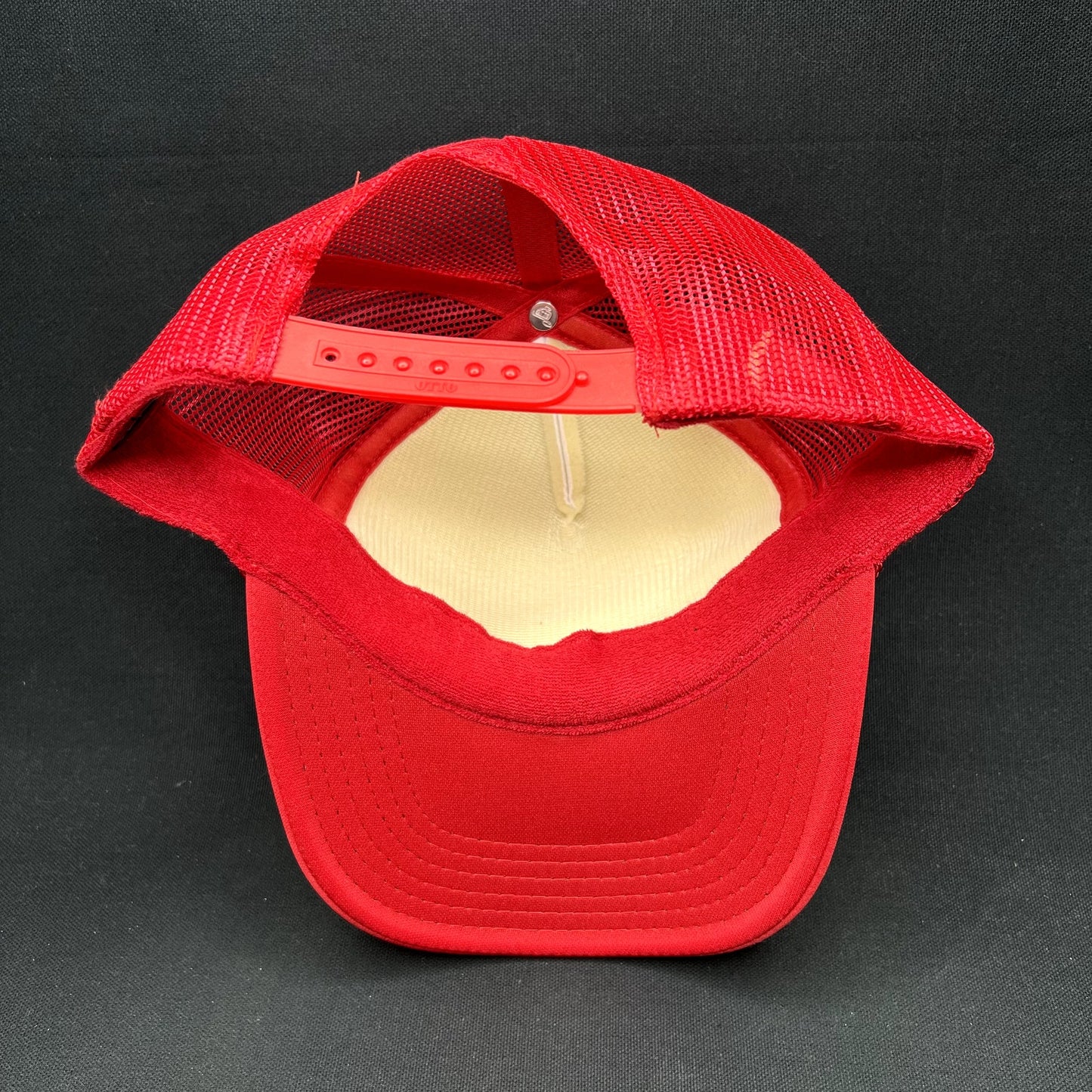 Wienerschnitzel I Heart Wieners Trucker Snapback Hat Red White