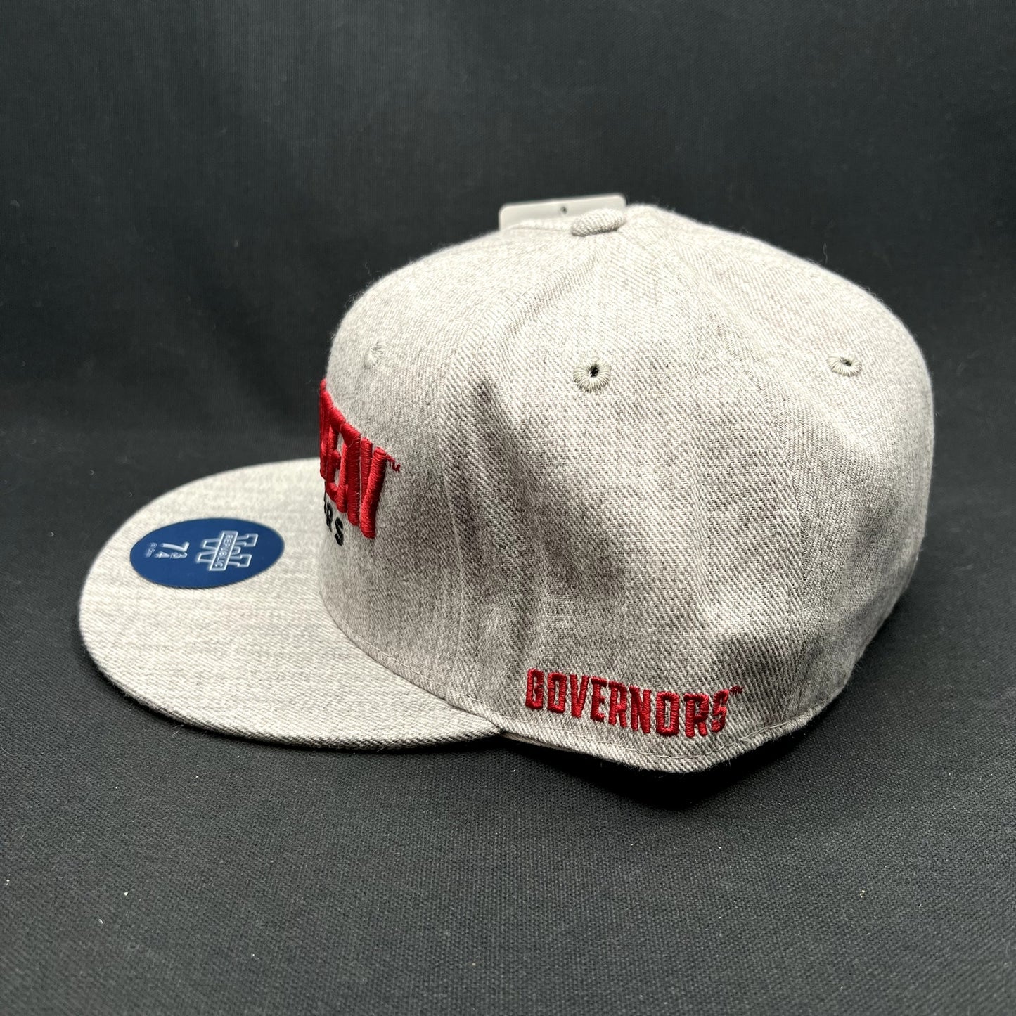 Austin Peay Governors Fitted Hat 7 3/4 W Republic NCAA Gray
