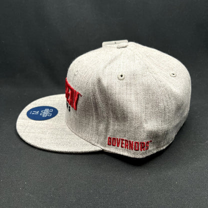 Austin Peay Governors Fitted Hat 7 3/4 W Republic NCAA Gray