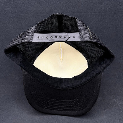Vintage Aspen Gay Ski Week Otto Trucker Snapback Hat Black White