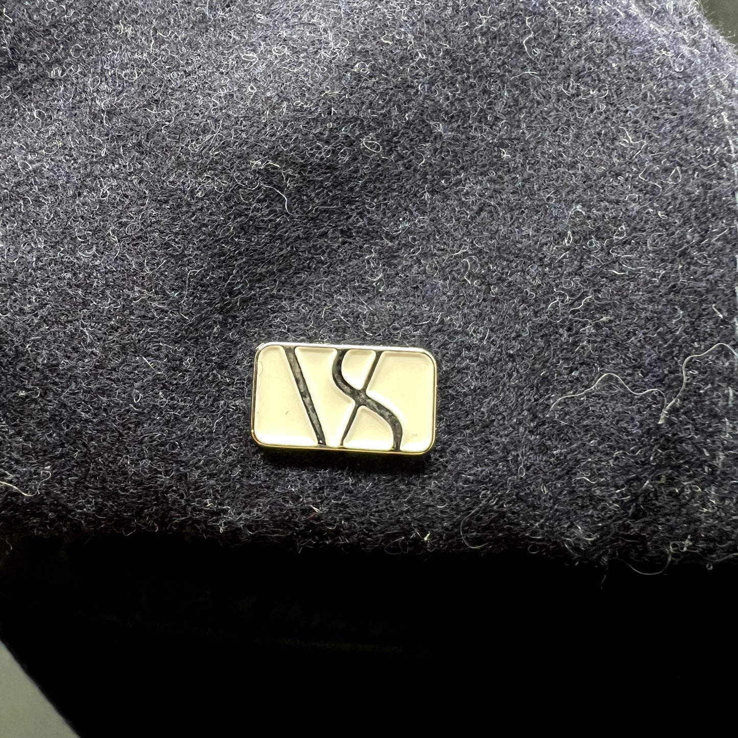 Varsity Headwear Cashmere Strapback Hat Navy Blue Luxury Dad Cap Large