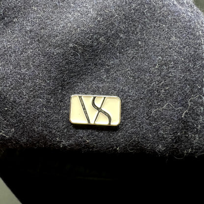 Varsity Headwear Cashmere Strapback Hat Navy Blue Luxury Dad Cap Large