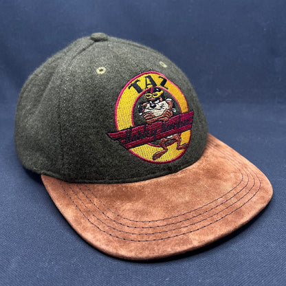 Vintage 1991 Taz Harley-Davidson Hat Acme Clothing Wool Suede USA