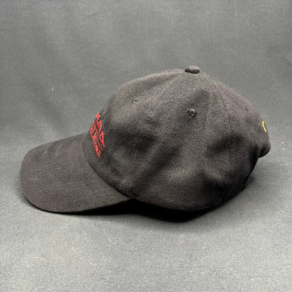 Vintage Cinemark Crew Strapback Hat The Best Seat In Town Black Red