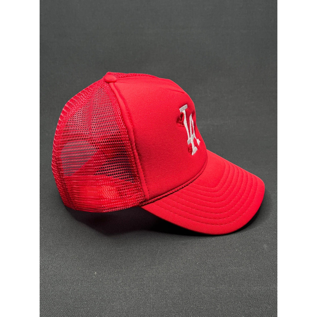 Red LA Hearts 'Dodgers' Trucker Hat – Nissin Cap Mesh Snapback
