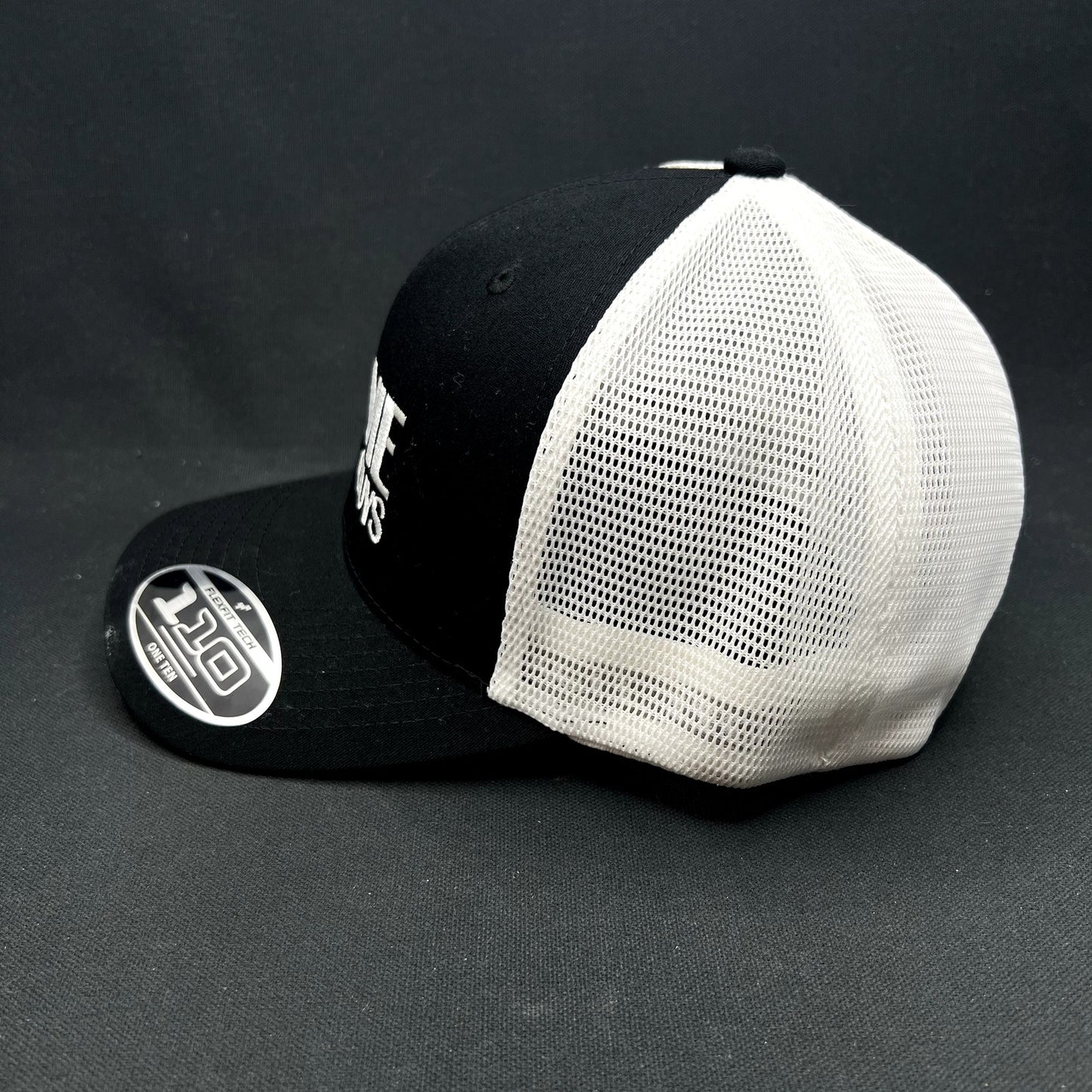 The Movie Guys Flexfit Trucker Snapback Hat Black White Podcast Film Industry