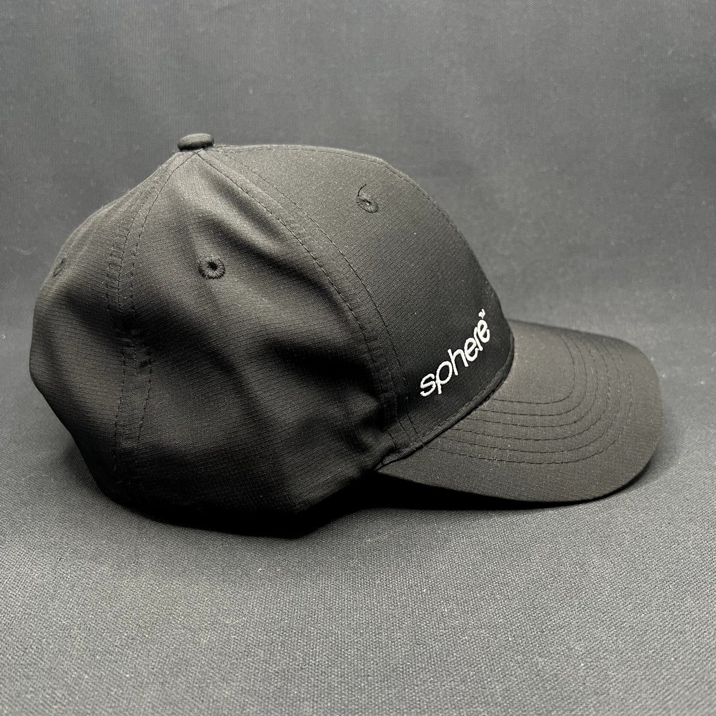 The Sphere Las Vegas Black Strapback Minimal Logo Hat