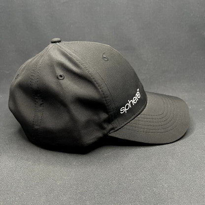 The Sphere Las Vegas Black Strapback Minimal Logo Hat