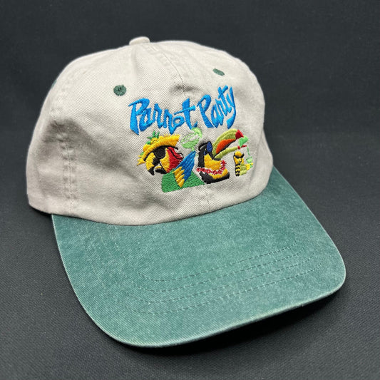 Vintage Jimmy Buffett Parrot Party Strapback Hat Dorfman Pacific