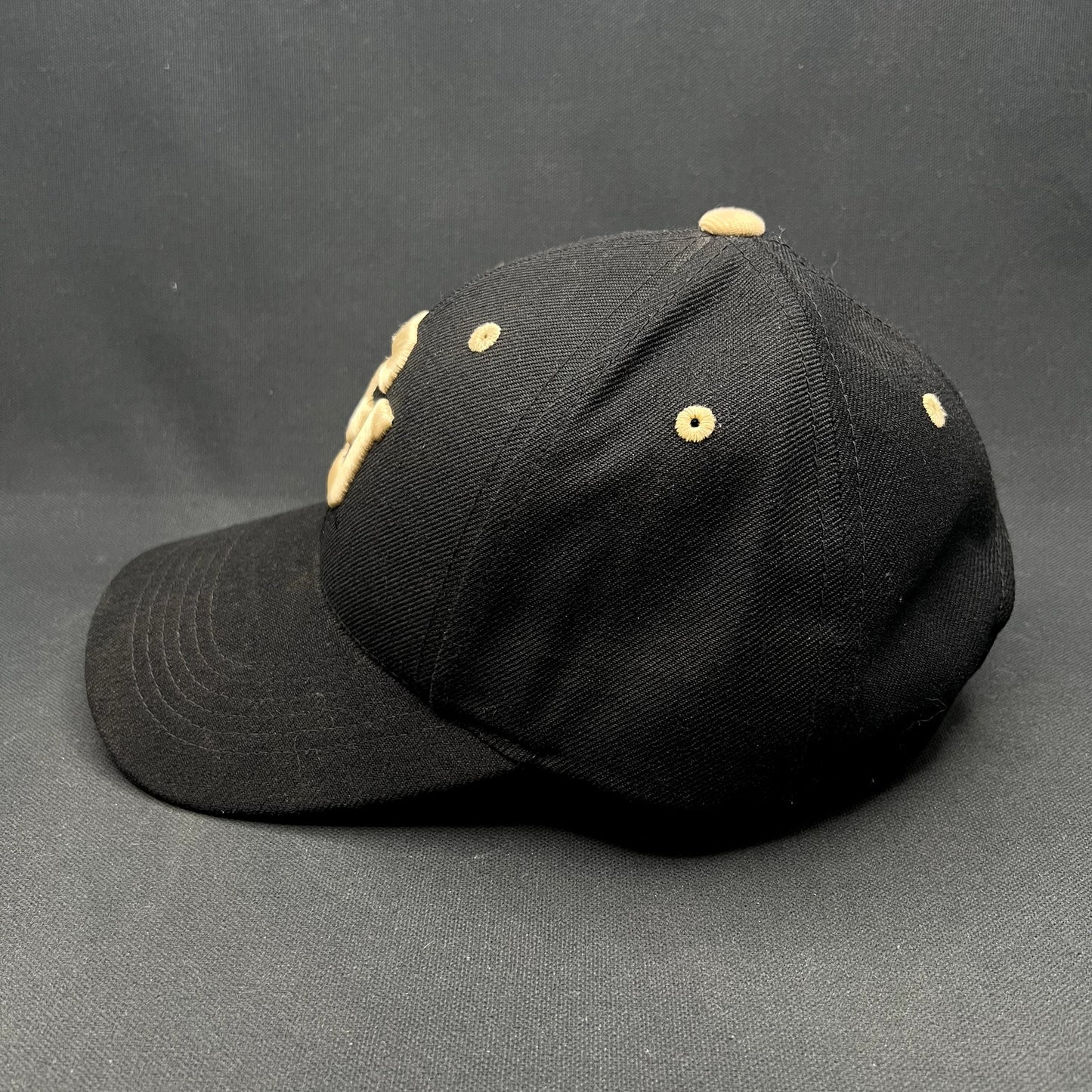 Colorado Buffaloes CU Black Gold Strapback Hat Top of the World Adjustable Cap