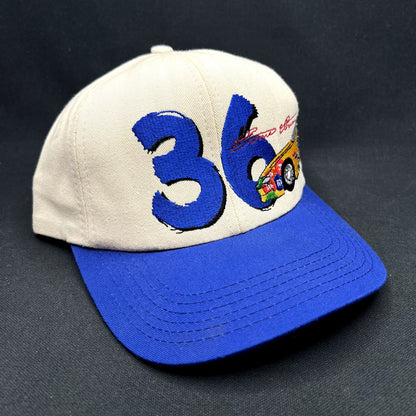 Vintage Ken Schrader #36 NASCAR Snapback Hat Sports Design Racing Cap