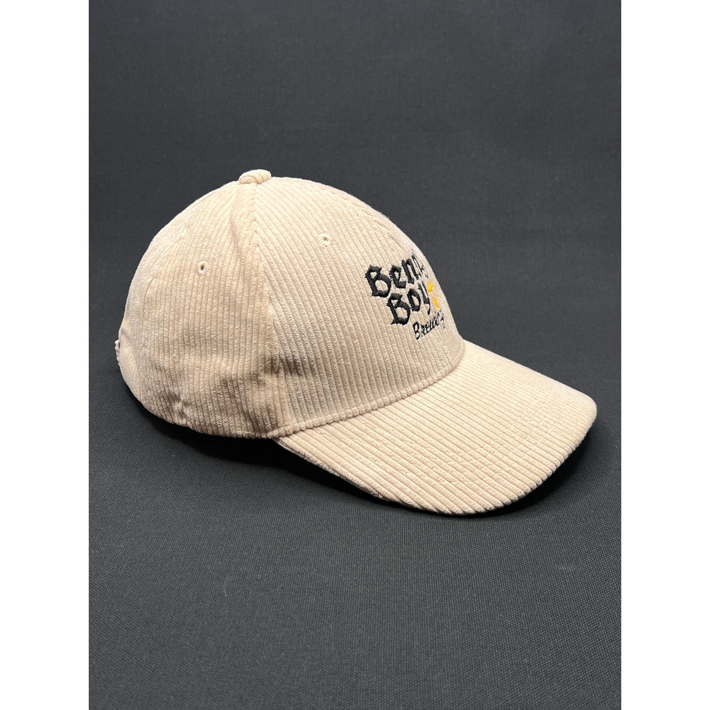 Benny Boy Brewing Lincoln Heights Corduroy Strapback Hat – Cream