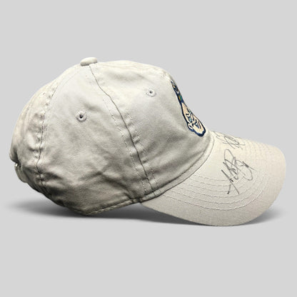 Raree Finds cream cotton New Orleans Baby Cakes strapback dad hat with player autographs on the brim