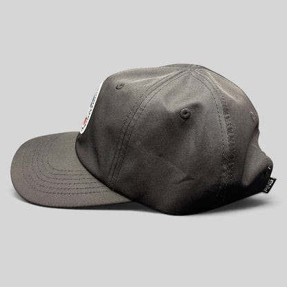 Raree Finds PING black SensorCool golf hat with circular embroidered patch logo and adjustable strapback closure