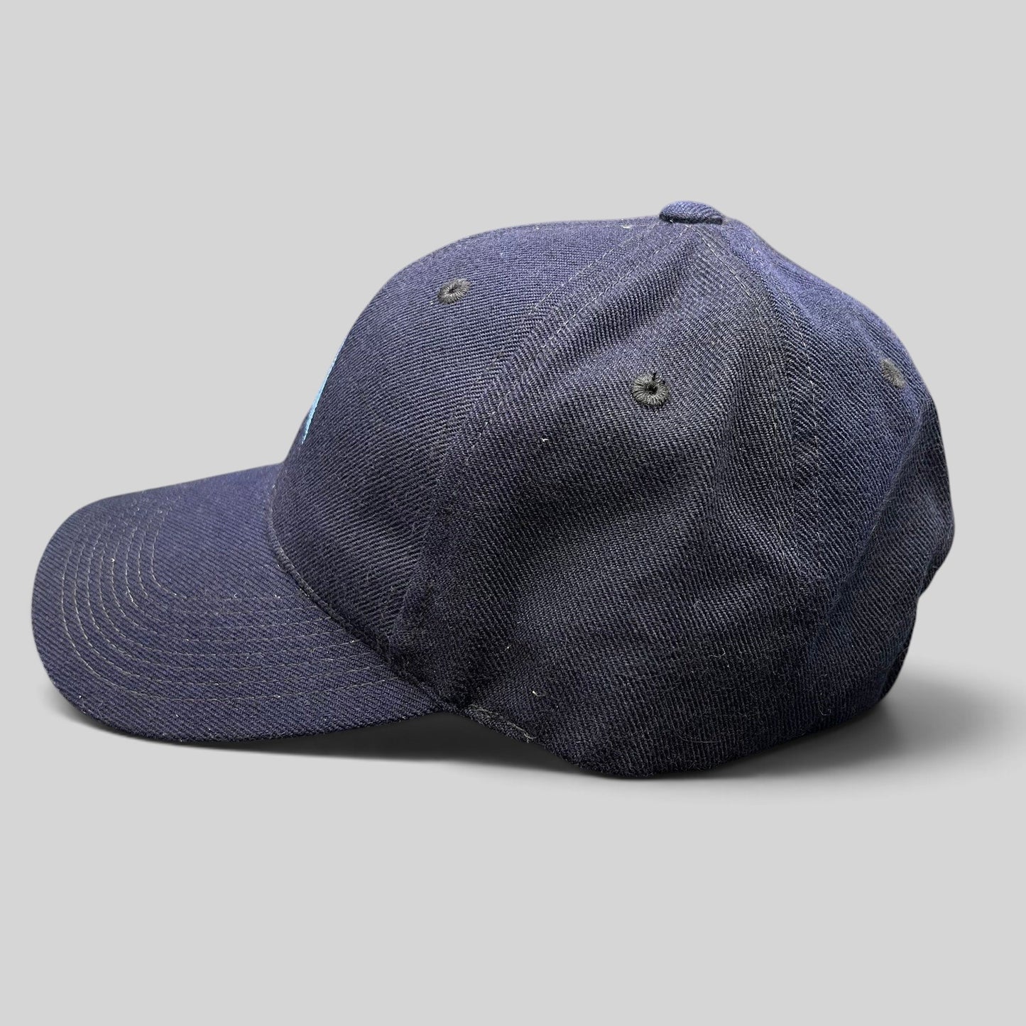 Raree Finds navy blue cotton twill Star Trek 2009 crew strapback hat with Starfleet delta insignia