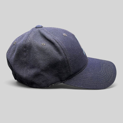 Raree Finds navy blue cotton twill Star Trek 2009 film crew promo strapback hat with Starfleet delta insignia