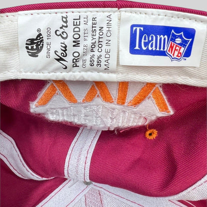 Raree Finds vintage 1995 Super Bowl XXIX New Era Pro Model hat interior tags and embroidered logo detail
