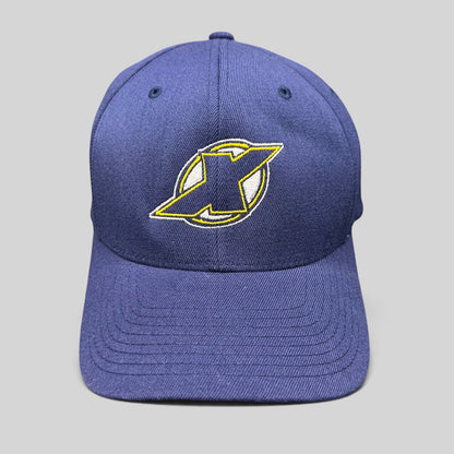 Raree Finds navy blue X-Men First Class film crew Flexfit hat with embroidered X logo on the front