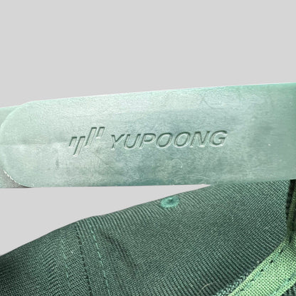 Raree Finds vintage Yupoong Classics snapback hat green plastic strap detail